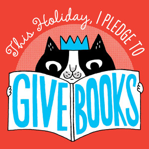 Give Books Pledge logo