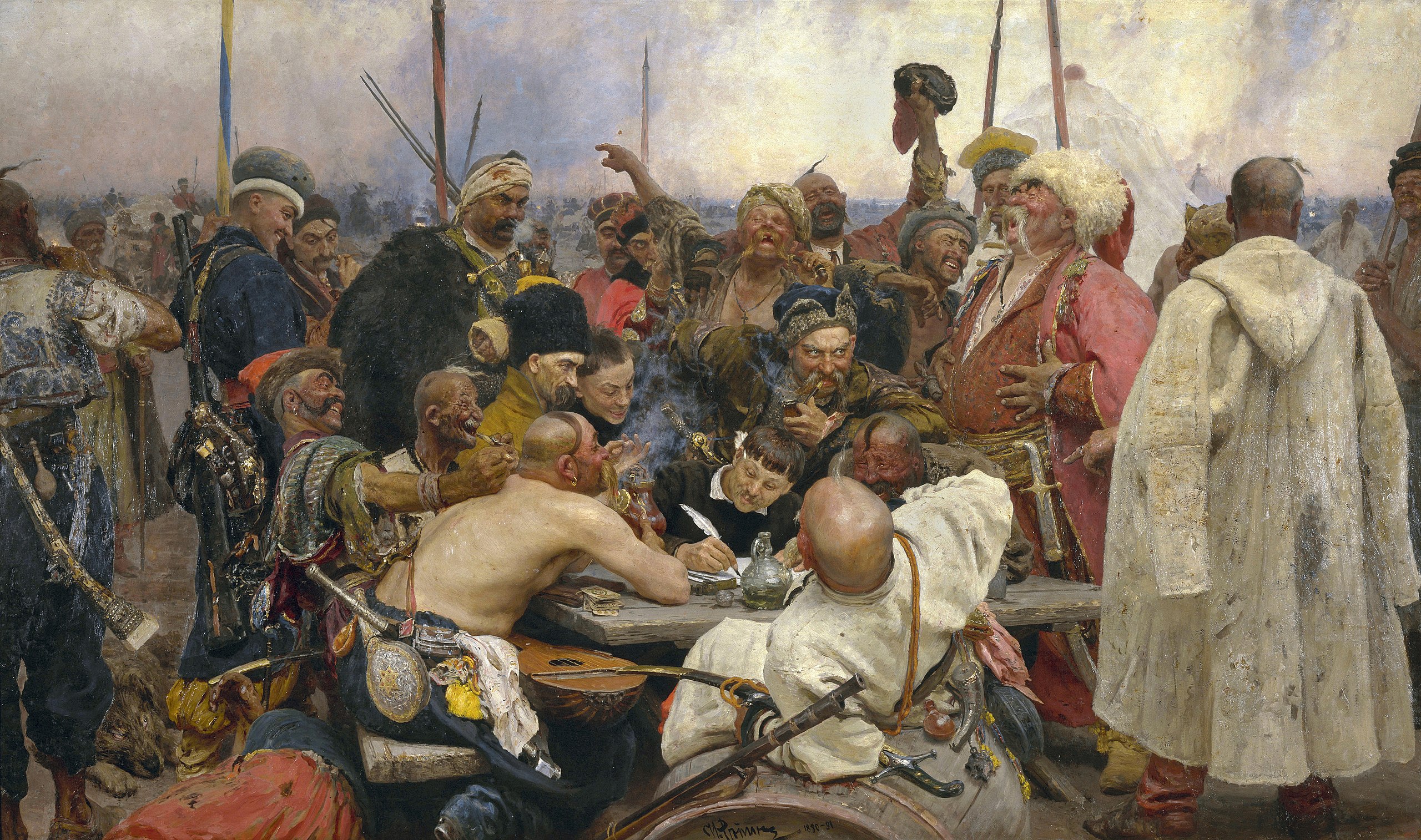 Repin_-_Reply_of_the_Zaporozhian_Cossacks_Yorck