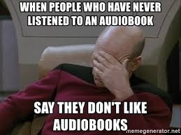 Audiobook meme